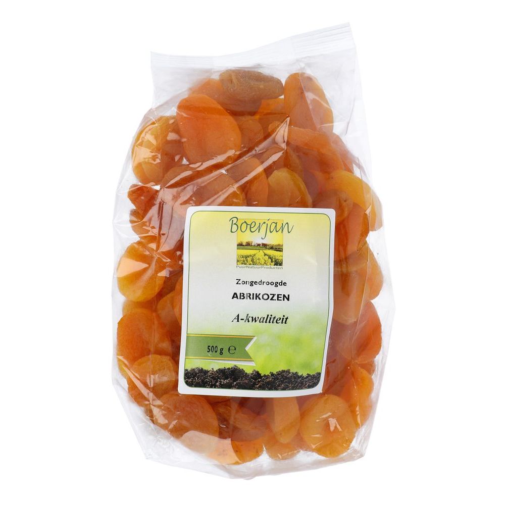 Boerjan Zongedroogde Abrikozen 500 gr