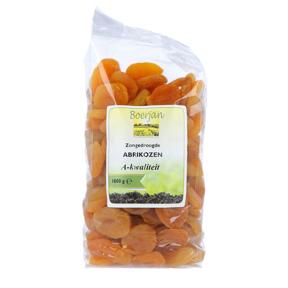 Boerjan Zongedroogde Abrikozen 1000 gr