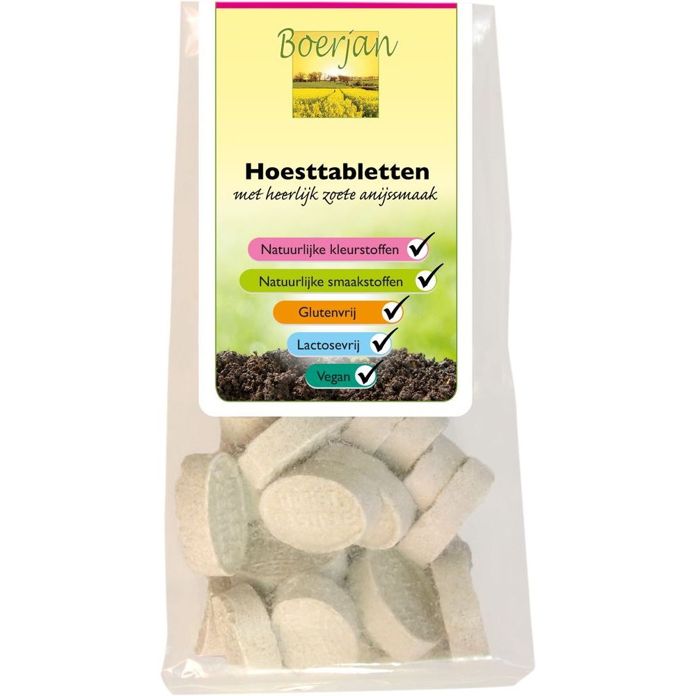 Boerjan Hoesttabletten Anijssmaak 150 gr