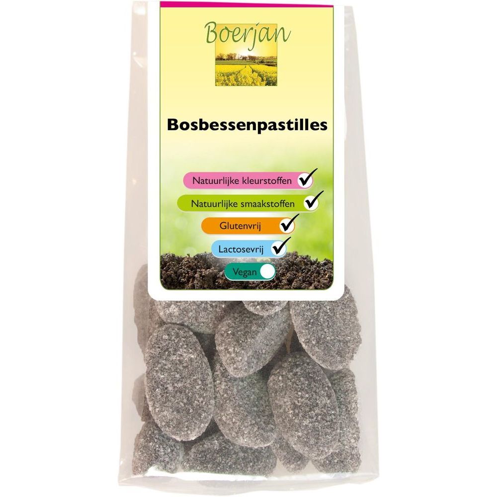 Boerjan Bosbessen Pastilles 150 gr