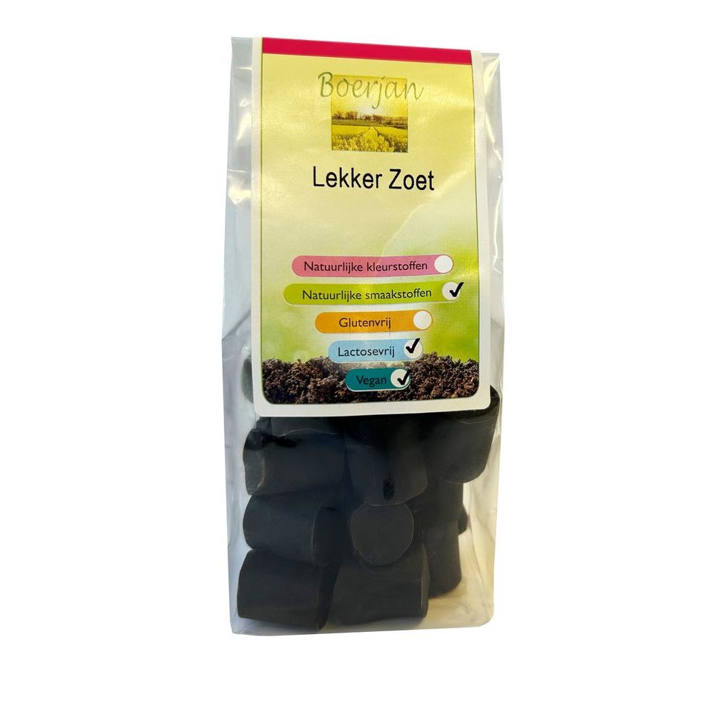 Boerjan Drop Lekker Zoet 150 gr