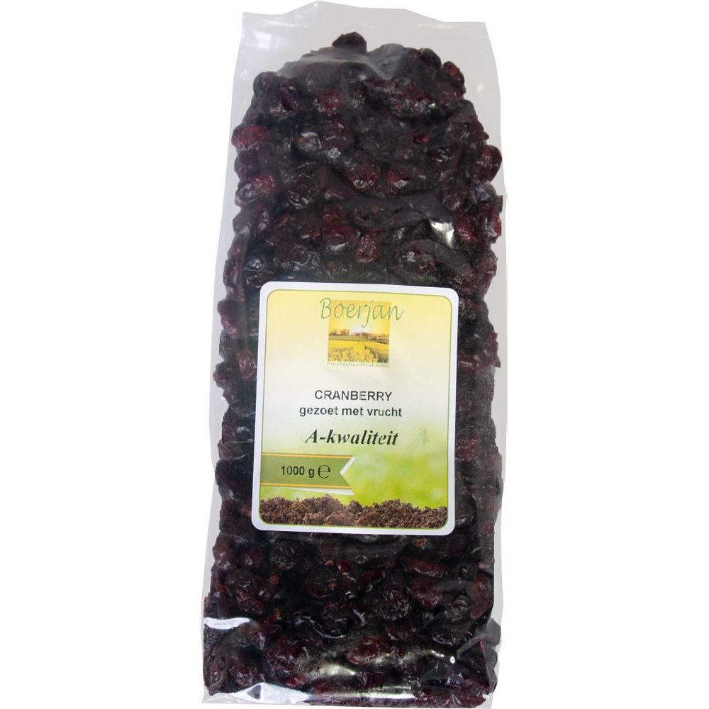 Boerjan Cranberry Gezoet Met Vrucht 1 kg