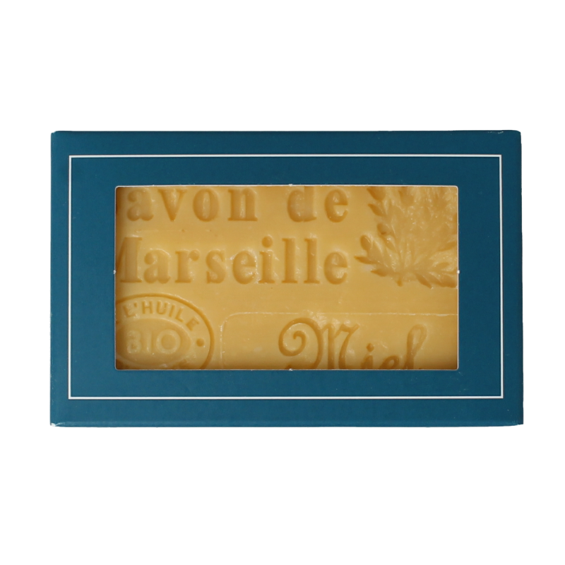 Aroma Vera Marseillezeep miel/honing 125 gram
