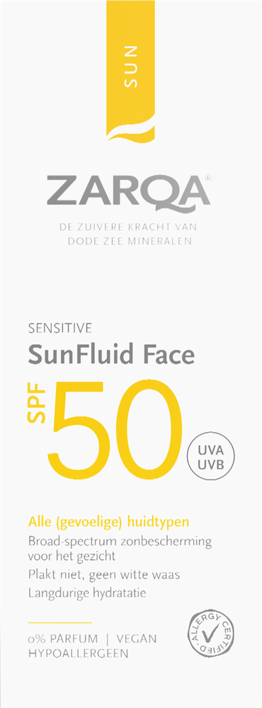 Zarqa Sunfluid SPF50 sensitive 50 ml