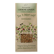 Biologische kiemerij De Peuleschil Groene linzen140 gram
