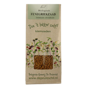 Biologische kiemerij De Peuleschil Fenegriek kiemzaad 130 gram