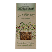 Biologische kiemerij De Peuleschil Tarwegras zaad 150 gram