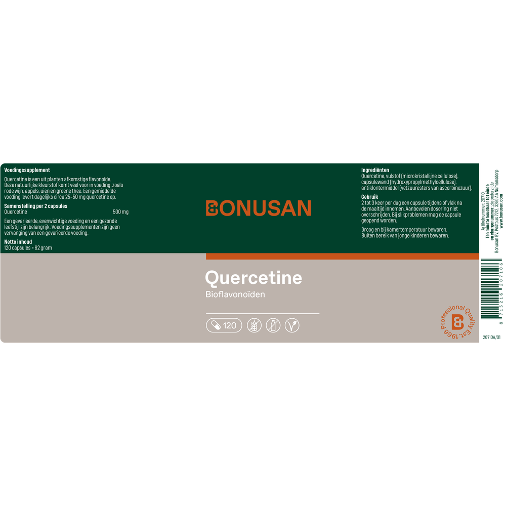 Bonusan Quercetine 250 mg 120 vcaps