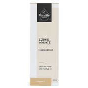Volatile Massageolie zonnewarmte glas met pomp 100 ml