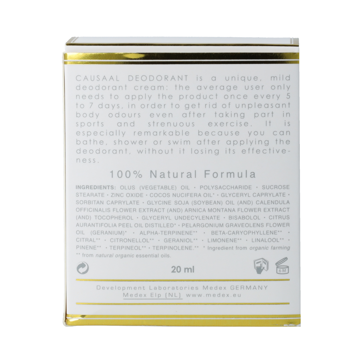 Medex Causaal deodorant 20 ml