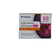 Sanias HCI Loperamide 2mg harde Capsules 10 tabletten