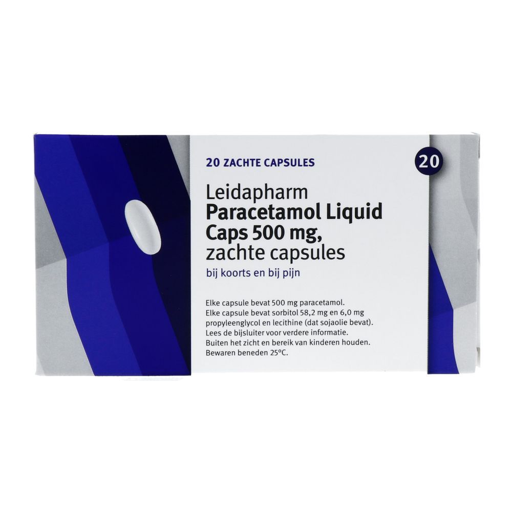 Leidapharm Paracetamol 500 mg Liquid Caps 20 cp