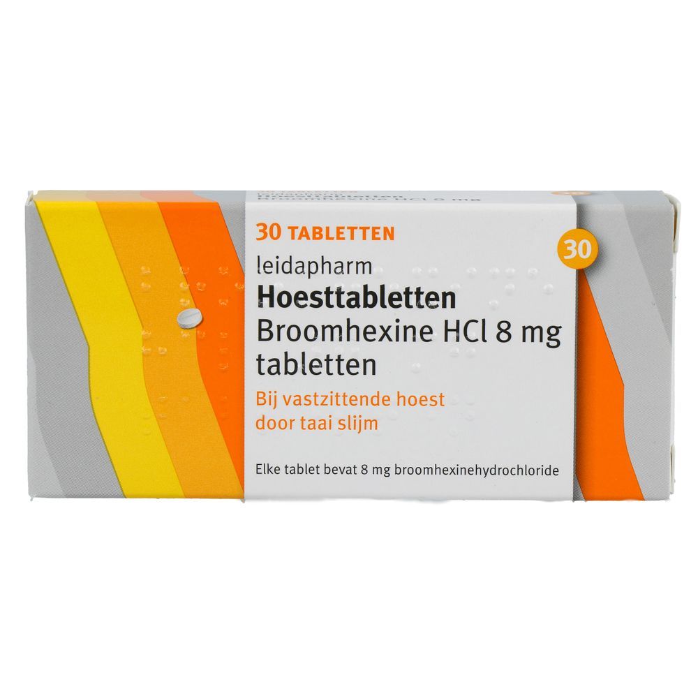 Leidapharm Broomhexine Tabletten 8mg 30 st