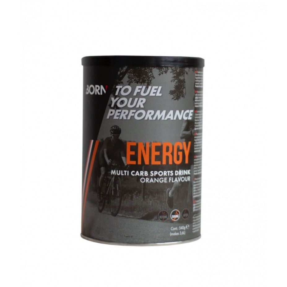 Born Drink Energy Multi Carb Orange 540 gr - Born Sportscare