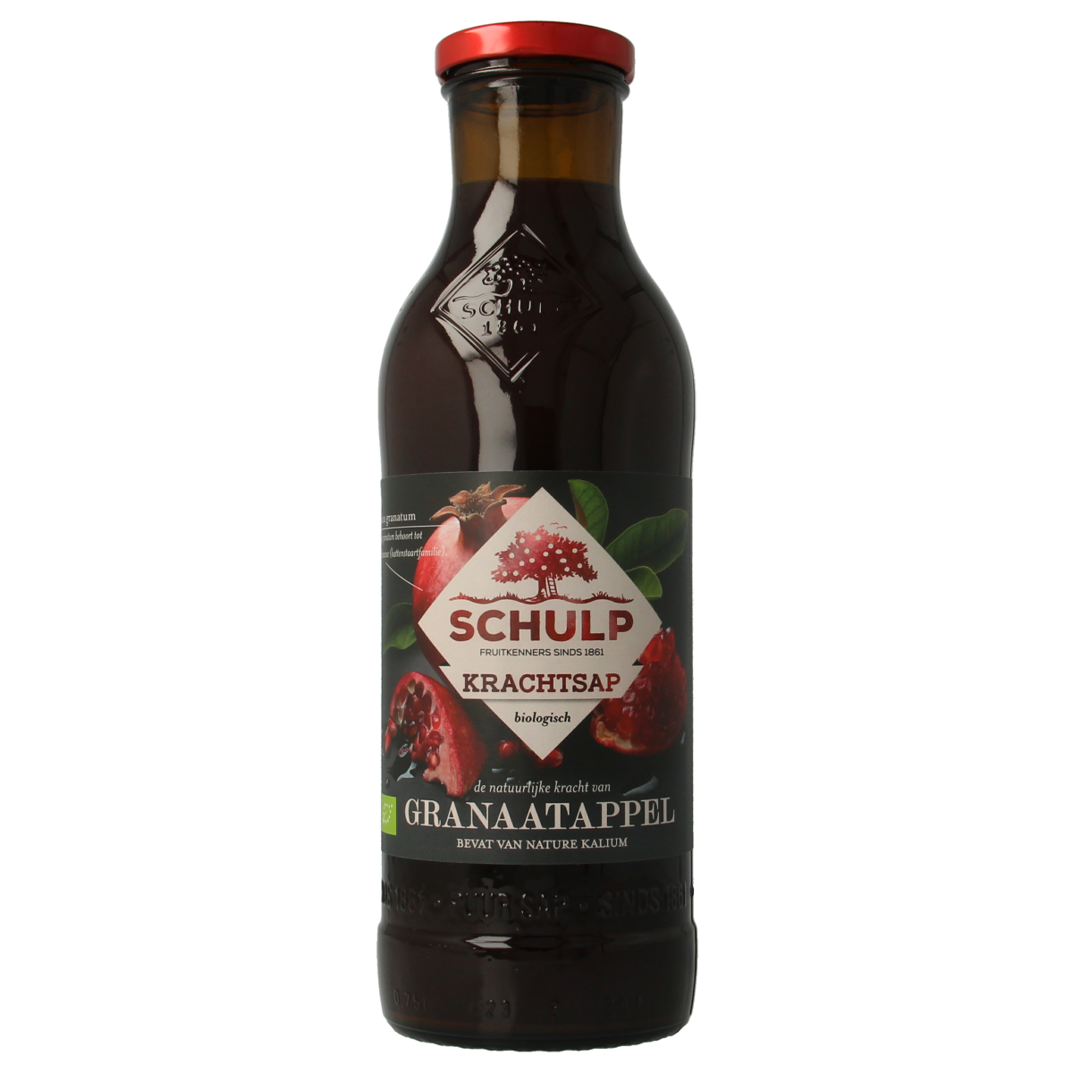 Schulp Krachtsap Granaatappel puur 750 ml