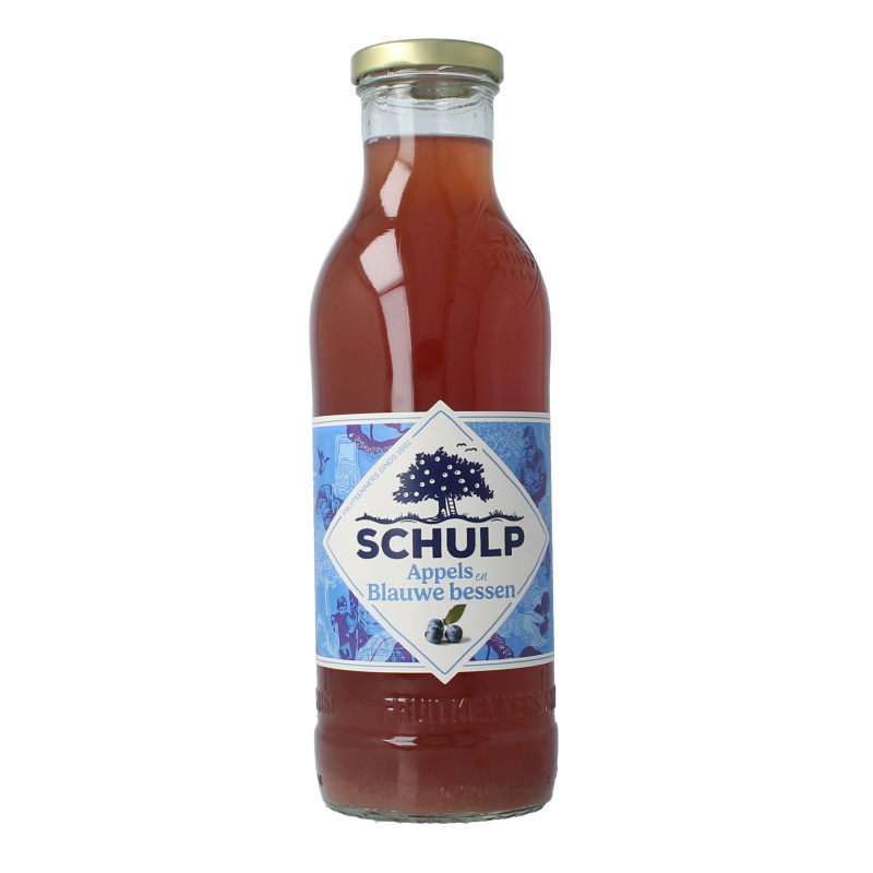 Schulp Appel & blauwe bessensap 750 ml