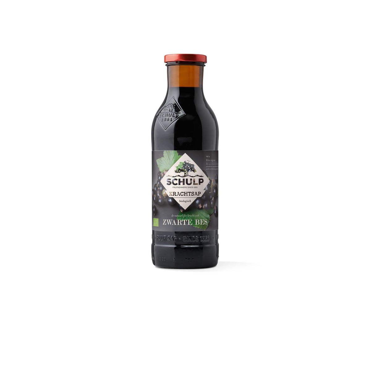 Schulp Krachtsap zwarte bessensap biologisch 750 ml