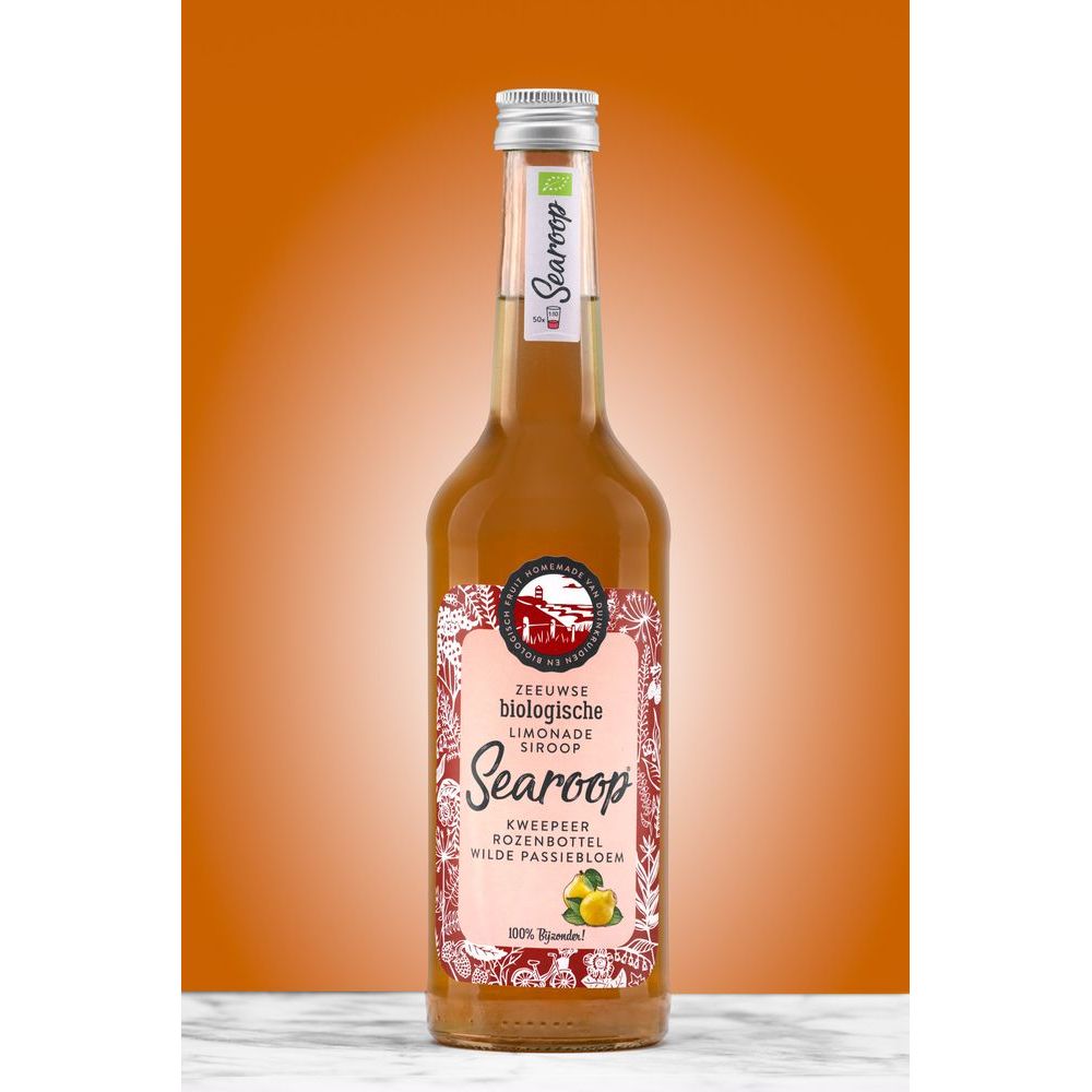 Searoop Kweepeer Rozenbottel Wilde Passiebloem 500 ml