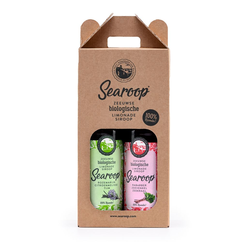 Searoop Biologische Limonadesiroop Rozemarijn Geschenkpakket 1000 ml