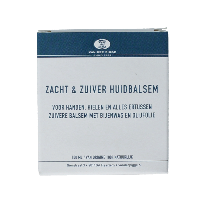 Van der Van der Pigge Zacht & zuiver huidbalsem 100 ml