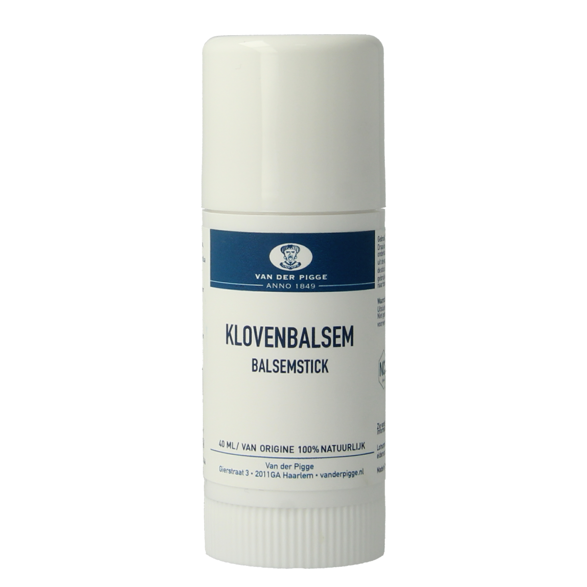 Van der Van der Pigge Klovenbalsem stick 40 gram