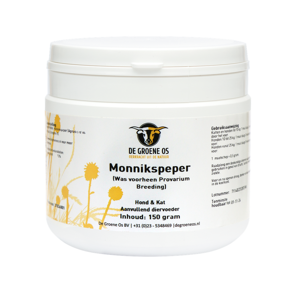 De Groene Os Monnikspeper Hond & Kat 150 ml
