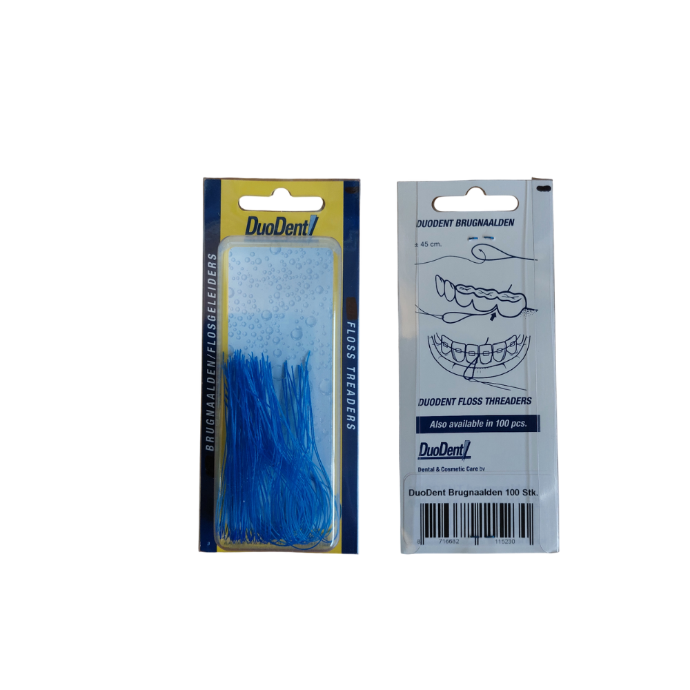 DuoDent Brugnaalden/Flosgeleiders 100 stuks