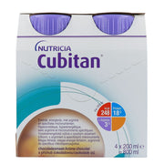 Nutricia Cubitan Chocolade 4 stuks