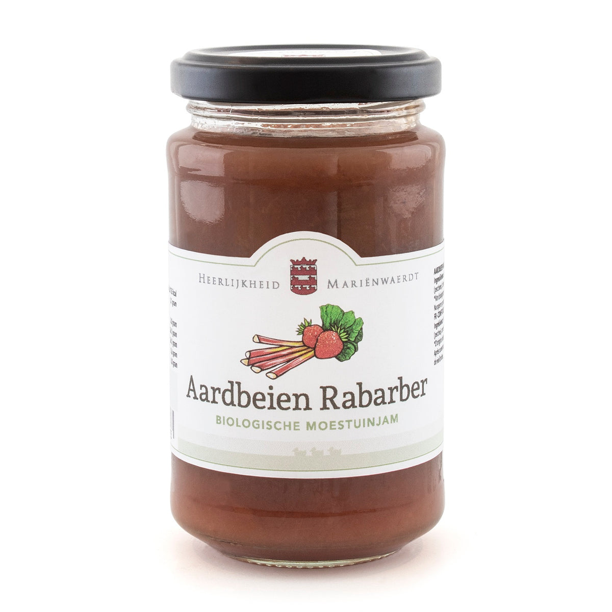 Marienwaerdt Moestuinjam rabarber aardbei 250 gram