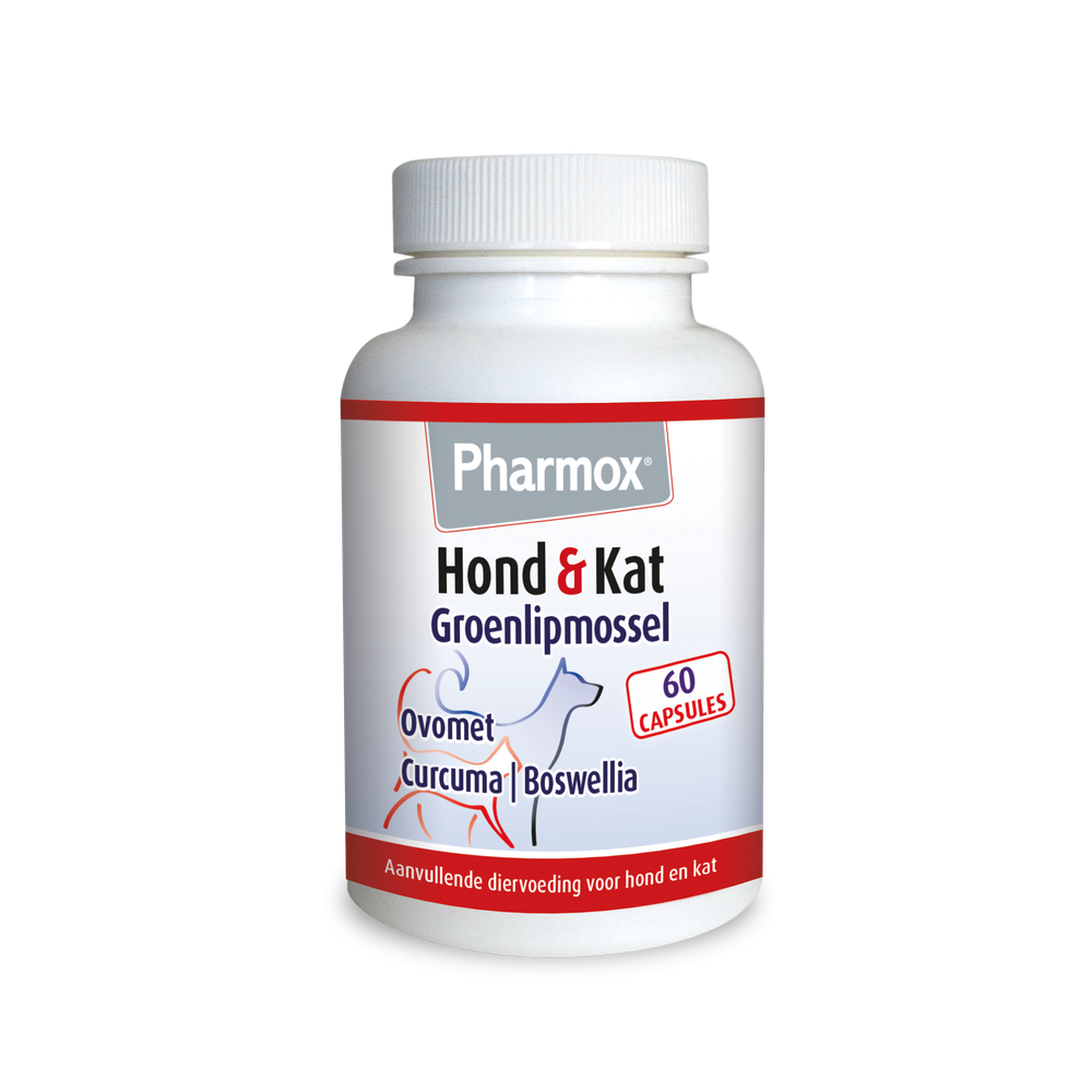 Pharmox Hond & Kat Groenlipmossel Capsules 60 cp