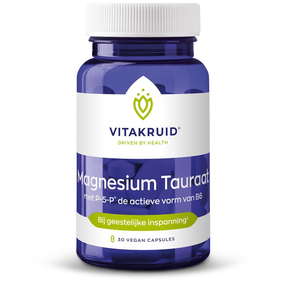 Vitakruid Magnesium Tauraat 30 vcaps