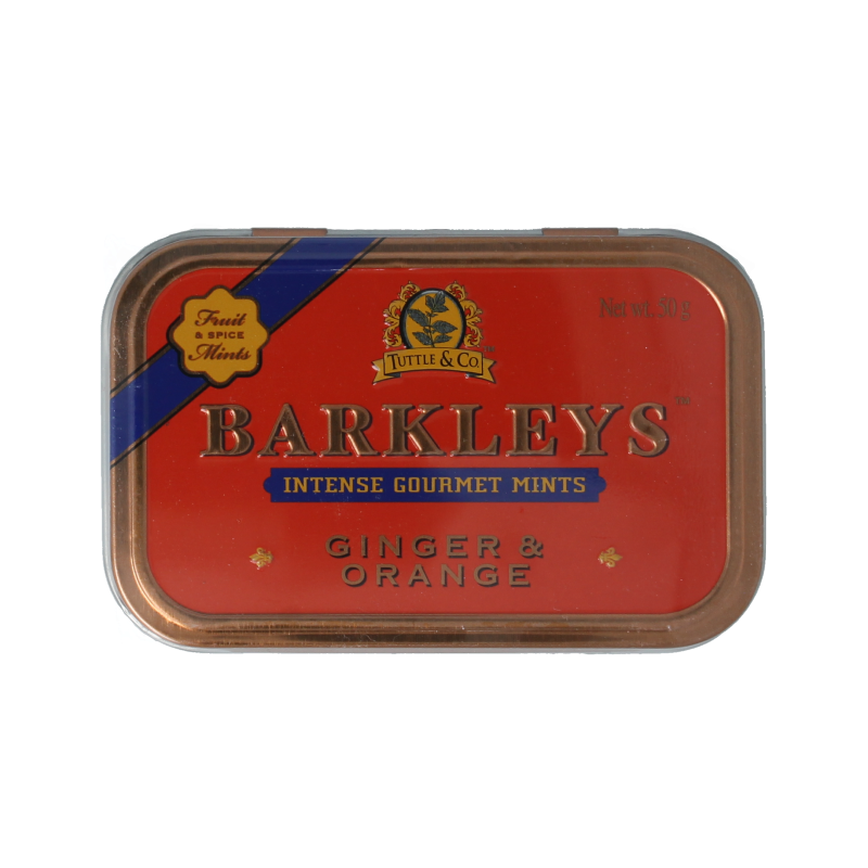 Barkleys Mints ginger & orange 50 gram