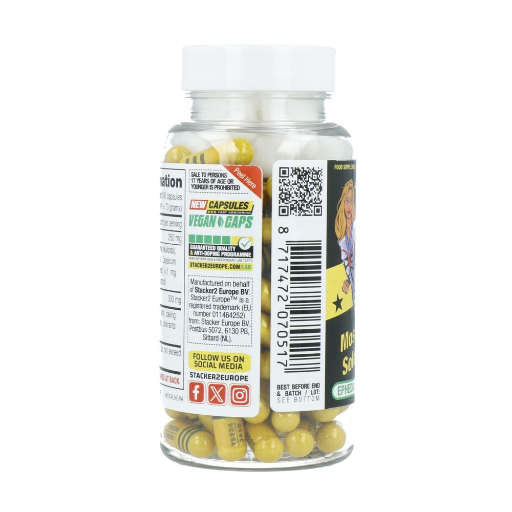 Stacker 4 Ephedra Vrij Capsules 100 stuks