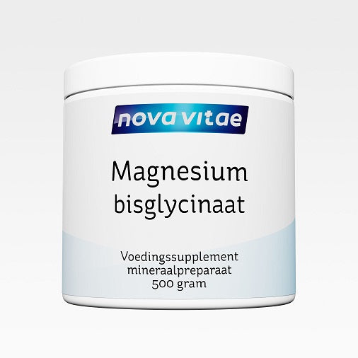 Nova Vitae Magnesium bisglycinaat poeder 500 gram
