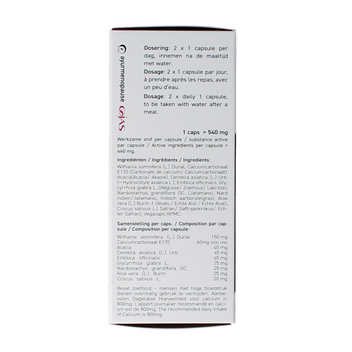 Ojas Ayurmenopause 60 vcaps