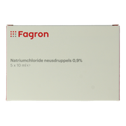 Fagron Natriumchloride neusdruppels 0.9% 10ml 5 stuks