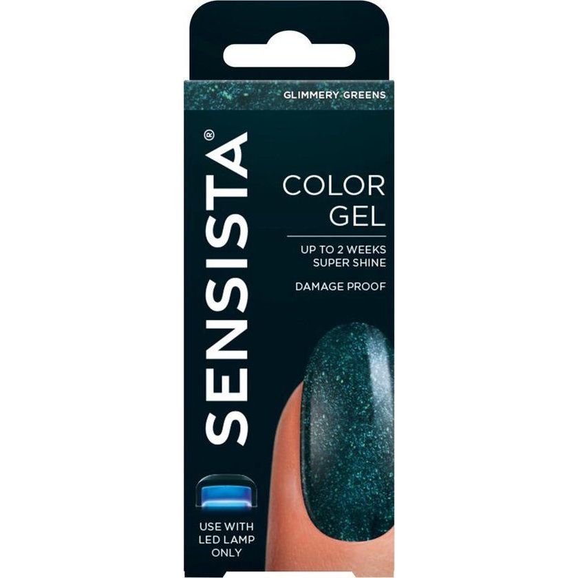 Sensista Color Gel Glimmery Greens 7,5 ml