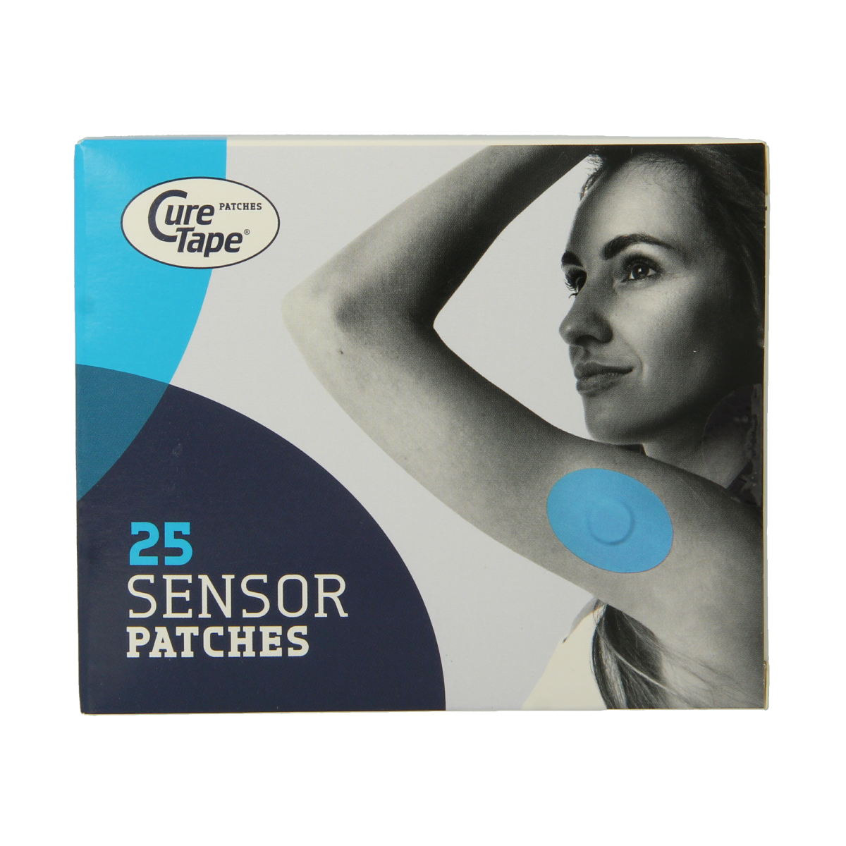 Curetape Sensor patch blue 25 stuks