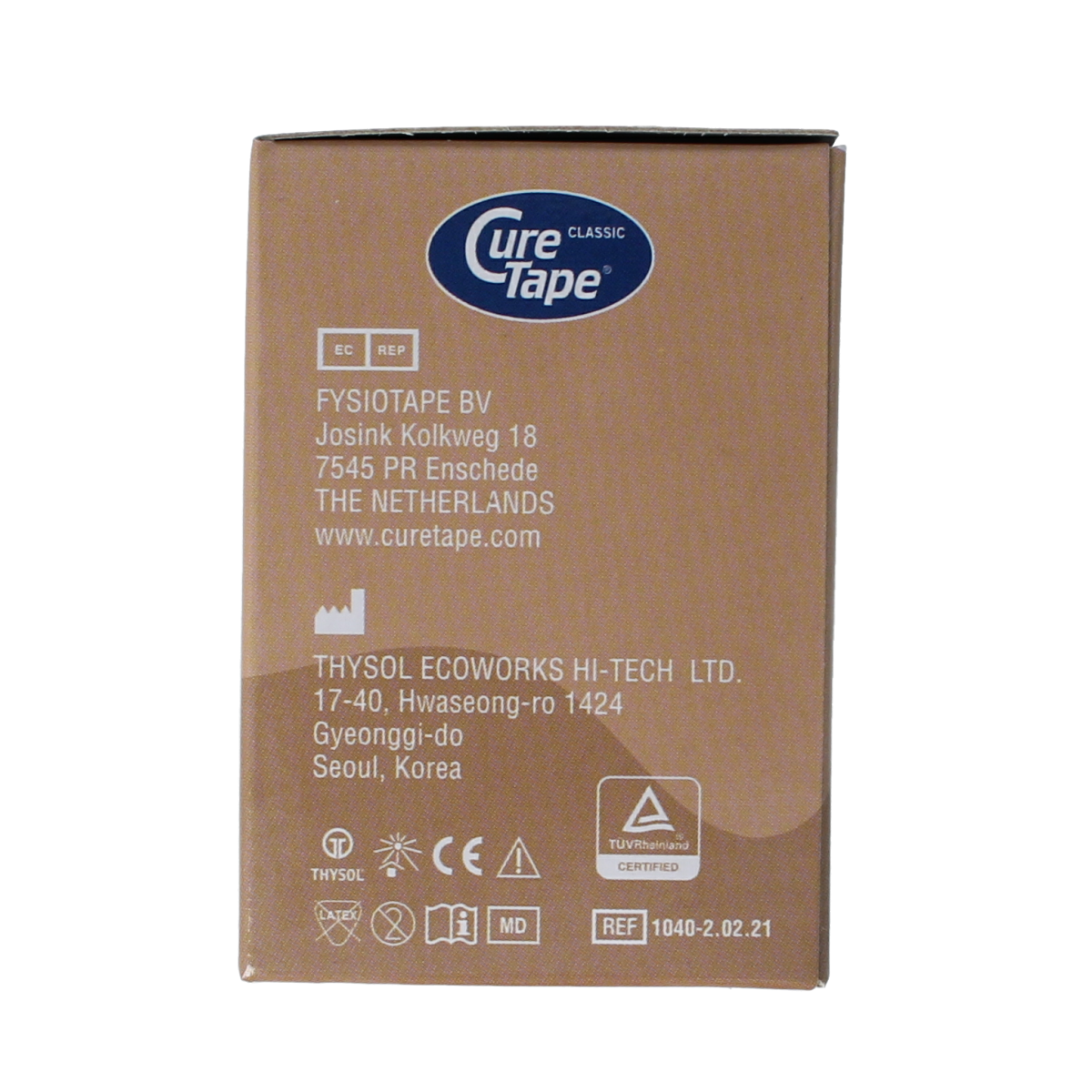 Curetape Tape 2,5cm x 5mtr beige 2 stuks