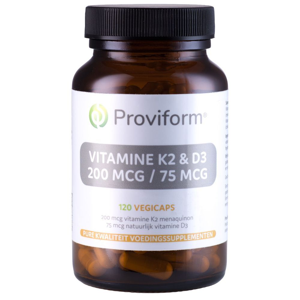 Proviform Vitamine K2 200 mcg + D3 75 mcg 120vc