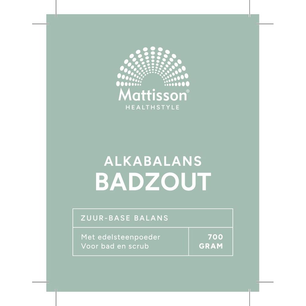 Mattisson AlkaBalans Zuurbase Badzout 700 gram