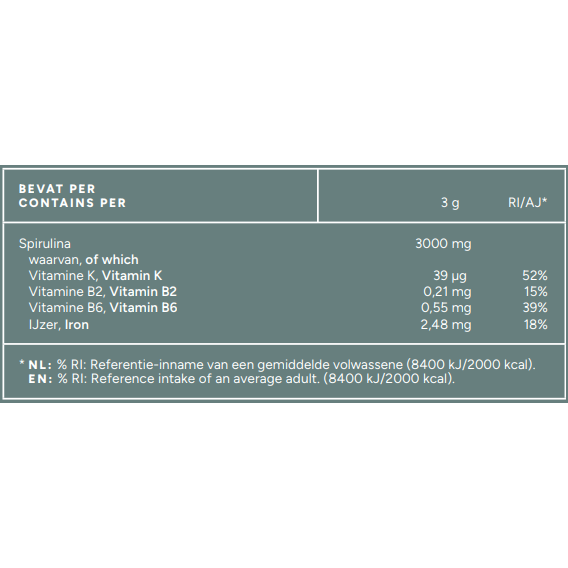 Mattisson Biologische Spirulina