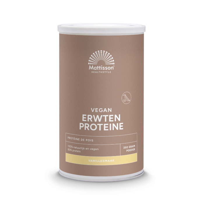 Mattisson Erwten Proteïne Vanille 77% 350 gram
