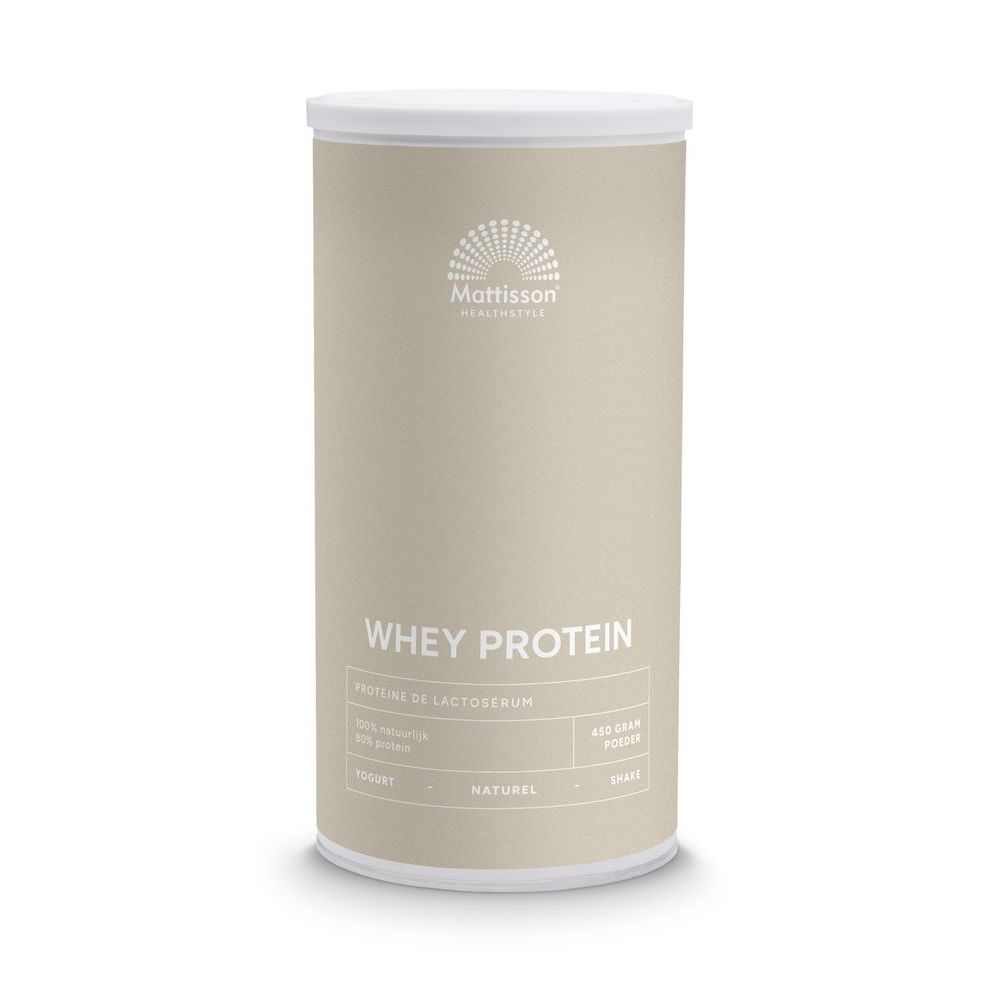 Mattisson Sport Wei Proteïne poeder 80% Naturel 450 gram