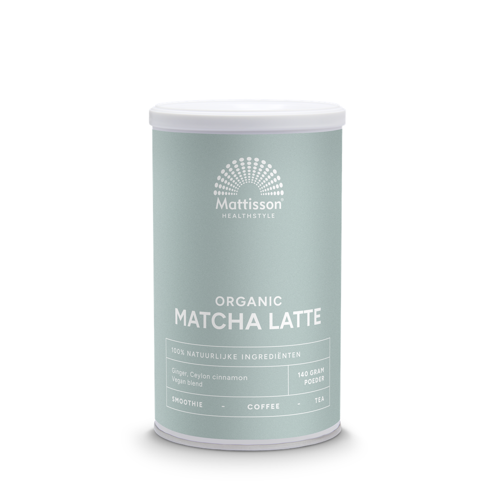 Mattisson Biologische Matcha Latte Gember Kaneel 140 gram