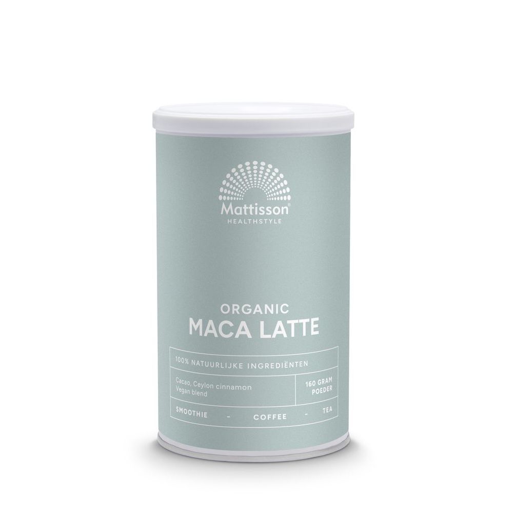 Mattisson Biologische Maca Latte Cacao Kaneel 160 gram