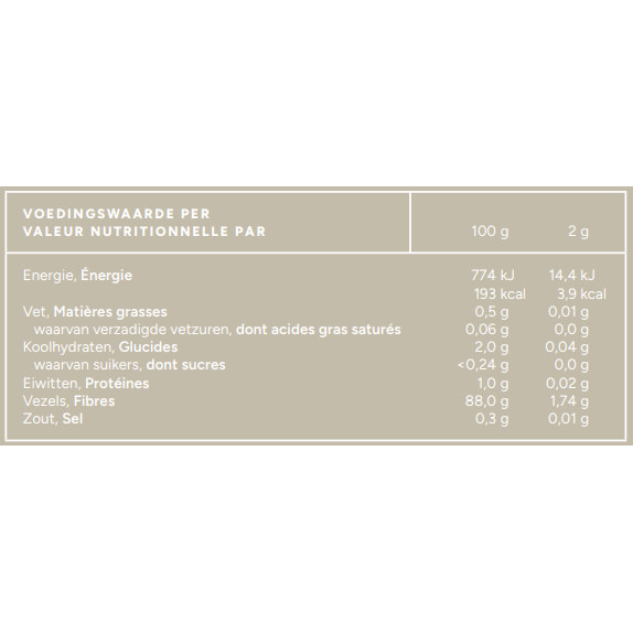 Mattisson Psyllium vezels 90 gram