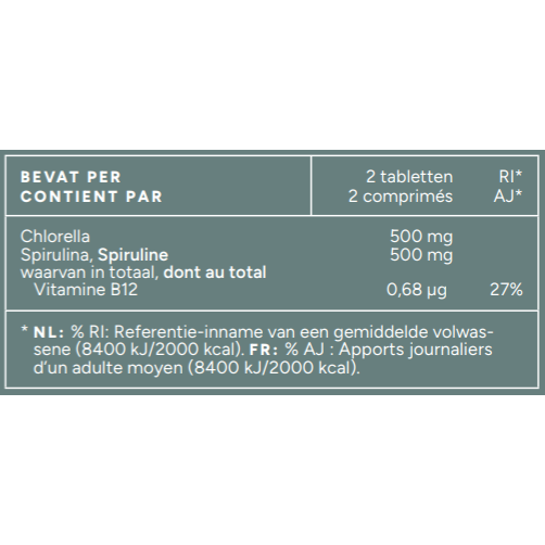 Mattisson Biologische Chlorella Spirulina 240 tabletten