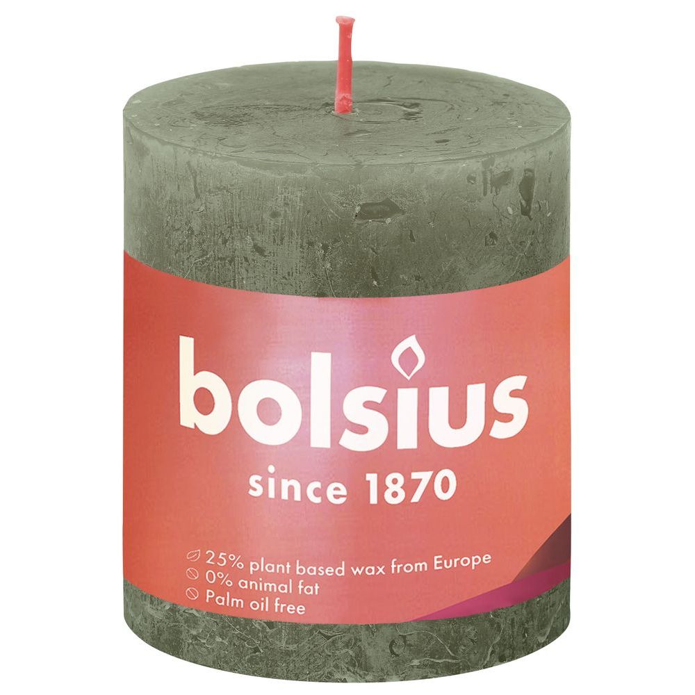 Bolsius Stompkaars Olive 80/68 1 st