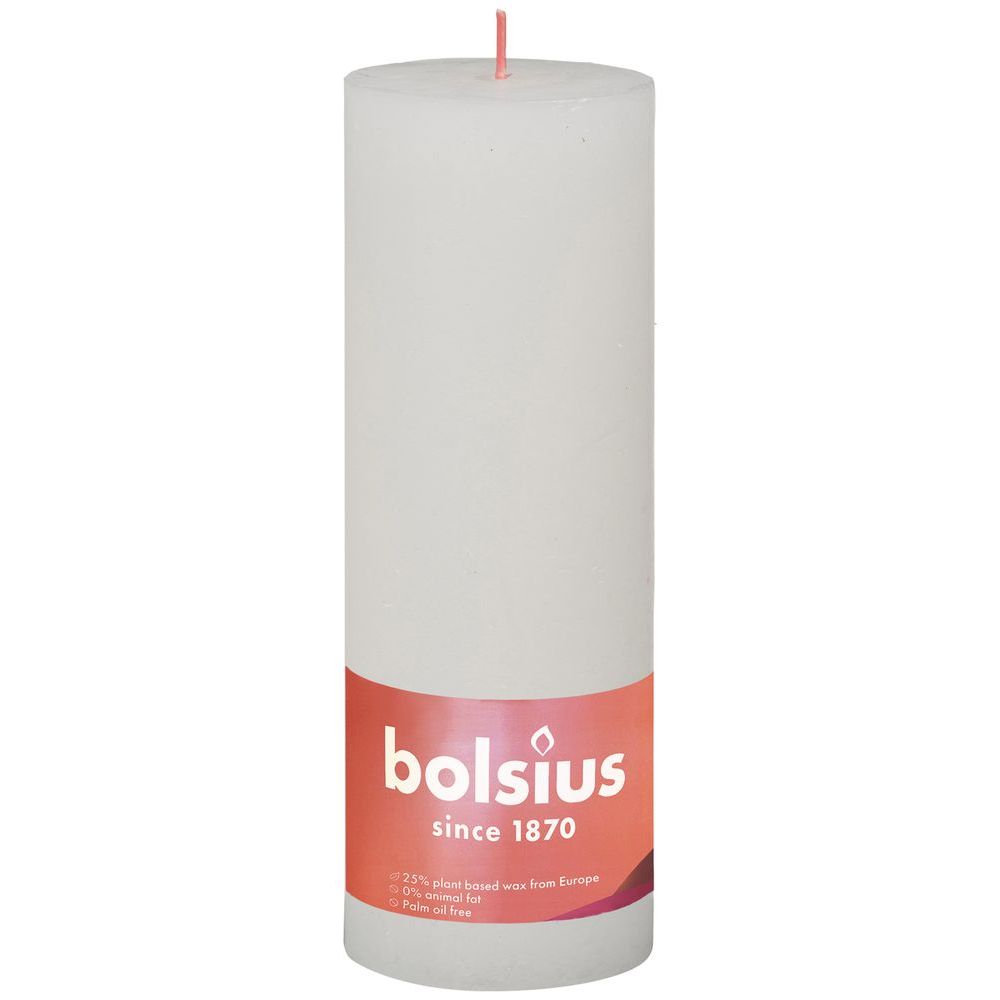 Bolsius Stompkaars Cloudy White 190/68 1 st